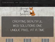 Tablet Screenshot of foxdenwebsolutions.com